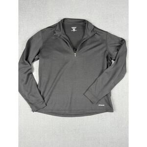 Patagonia Small Capilene Lightweight Base Layer Long Sleeve 1/4 Zip Womens Black